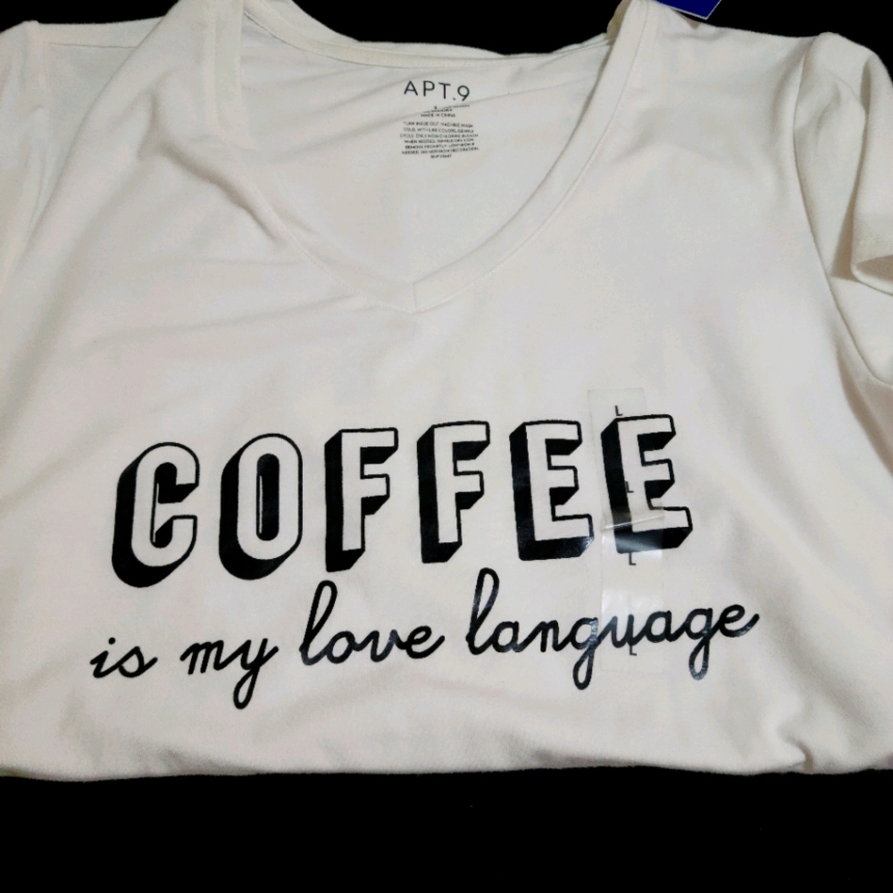 V neck  graphic tee